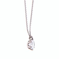 Vicenza - Piazzetta Palladio 2 - Collier Golay Femme in Or blanc Diamante 0.50 Ct PL017WDI 0.50 D SI1 - PL017WDI 0.50 D SI1